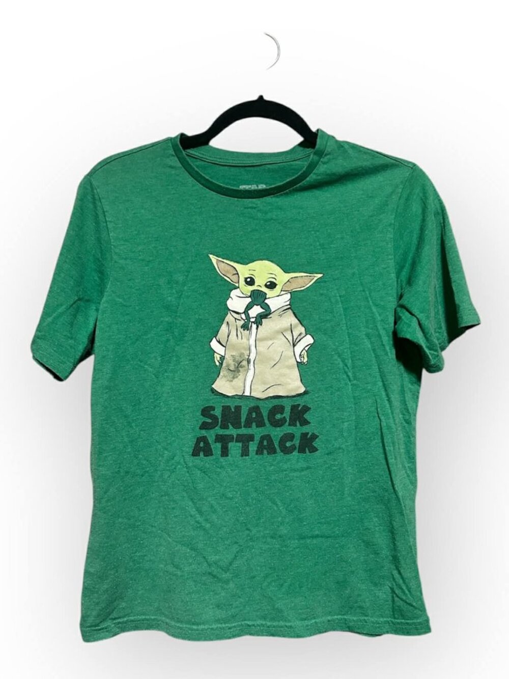💚 Star Wars Grogu “Snack Attack” Tee | Kids XL | Loved & Cozy